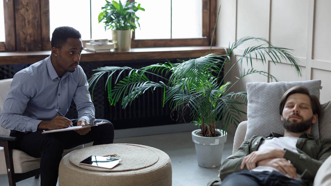 mental health professionals person in therapy session